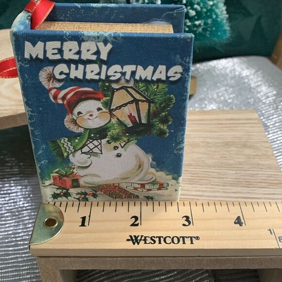 Mr. Christmas Musical Songbook Ornaments Set Of 4 Plays 1 Wind-Up Song - Picture 16 of 17